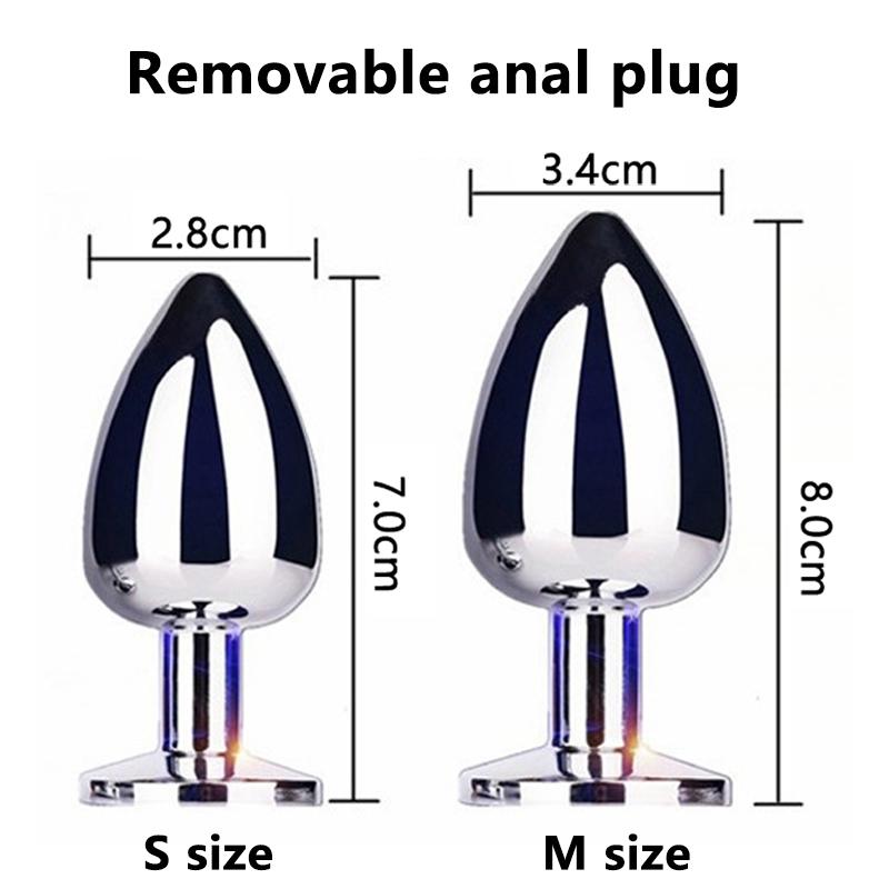 1Set Separable Butt Plug with Fox Tail PU SM Leash Woman Anal Sex Toys Cosplay Play Natural Fox Tail Anal Plug for Adult Couples
