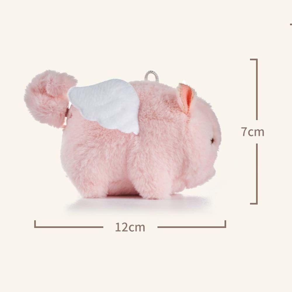 Backpack Accessory Key Pendant Angel Big Toy Cartoon Plush Doll Flying Pig Toy Plush Key chain
