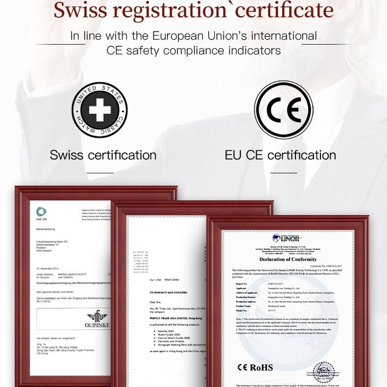 OUPINKE Брендовые часы Модный бренд Diamond Elk Автоматические механические водонепроницаемые женские часы Женские часы