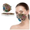 Взрослая леопардовая бабочка с принтом на открытом воздухе профилактическая маска для лица 
