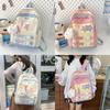 Spacious And Stylish Korean Design Backpack Unisex Casual Waterproof Nylon Bag