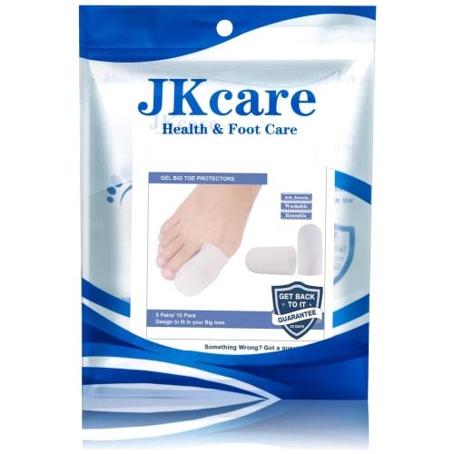 10 Pack Big Toe Caps Protectors, Gel Toe Covers - Cushion for Corns, Calluses, Blister, Ingrown Toenail and Reduce Friction