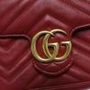 [Pre-Owned] GG Marmont Vintage Metal Logo Quilted Leather Mini Shoulder Bag - Very Good #EBECAE