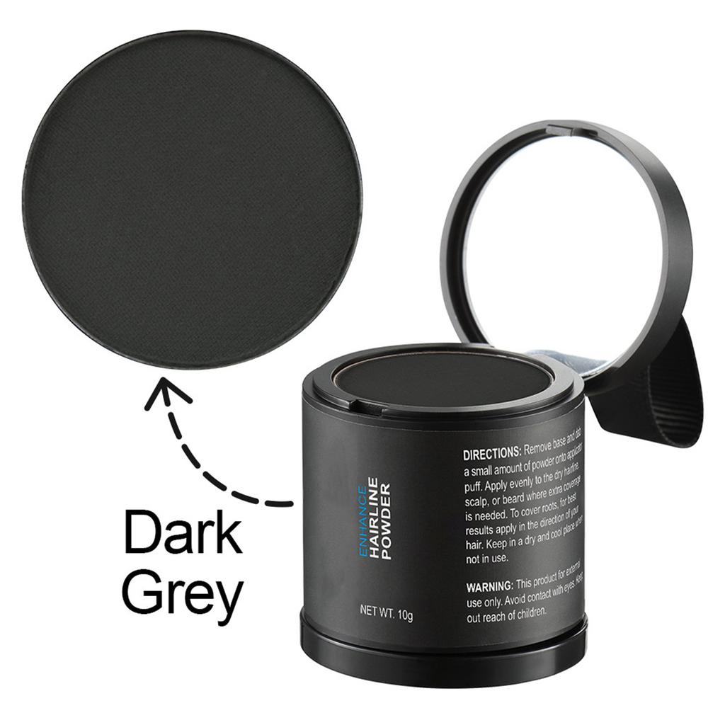 Пудра для подкрашивания линии роста волос и корней - 1 шт. Краска для волос для закрашивания седины и маскировки залысин, подходит для женщин и мужчин