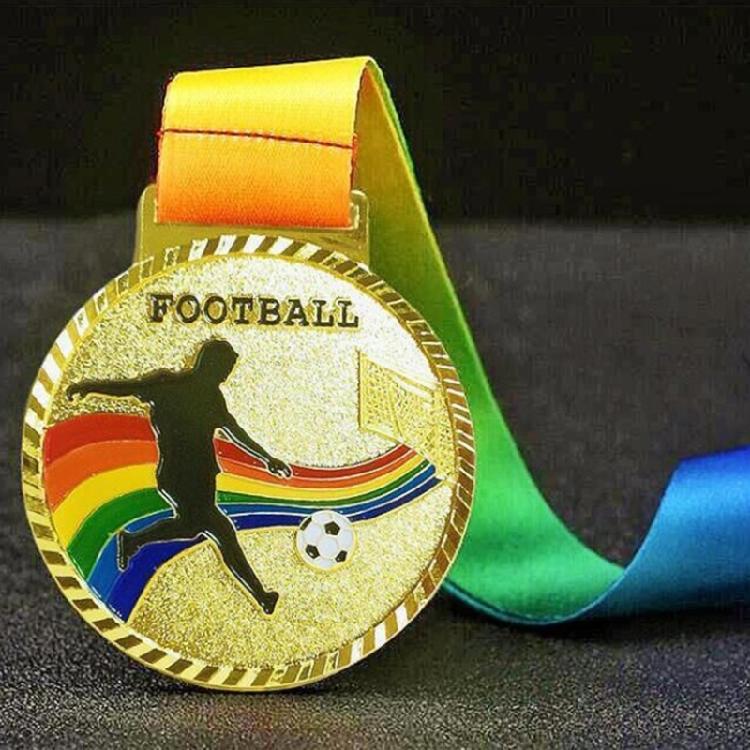 Наградные медали для детей и взрослых Металлические призы Награды Золотые/Серебряные/Бронзовые Футбольные медали для наград Спортивные соревнования