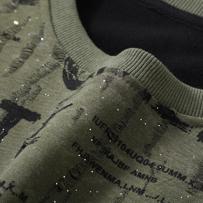 Мода больших размеров 6XL-11XL Осенние толстовки оверсайз для мужчин Одежда Толстые Теплые с подкладкой из искусственного флиса Топы с длинным рукавом Повседневные мужские пуловеры