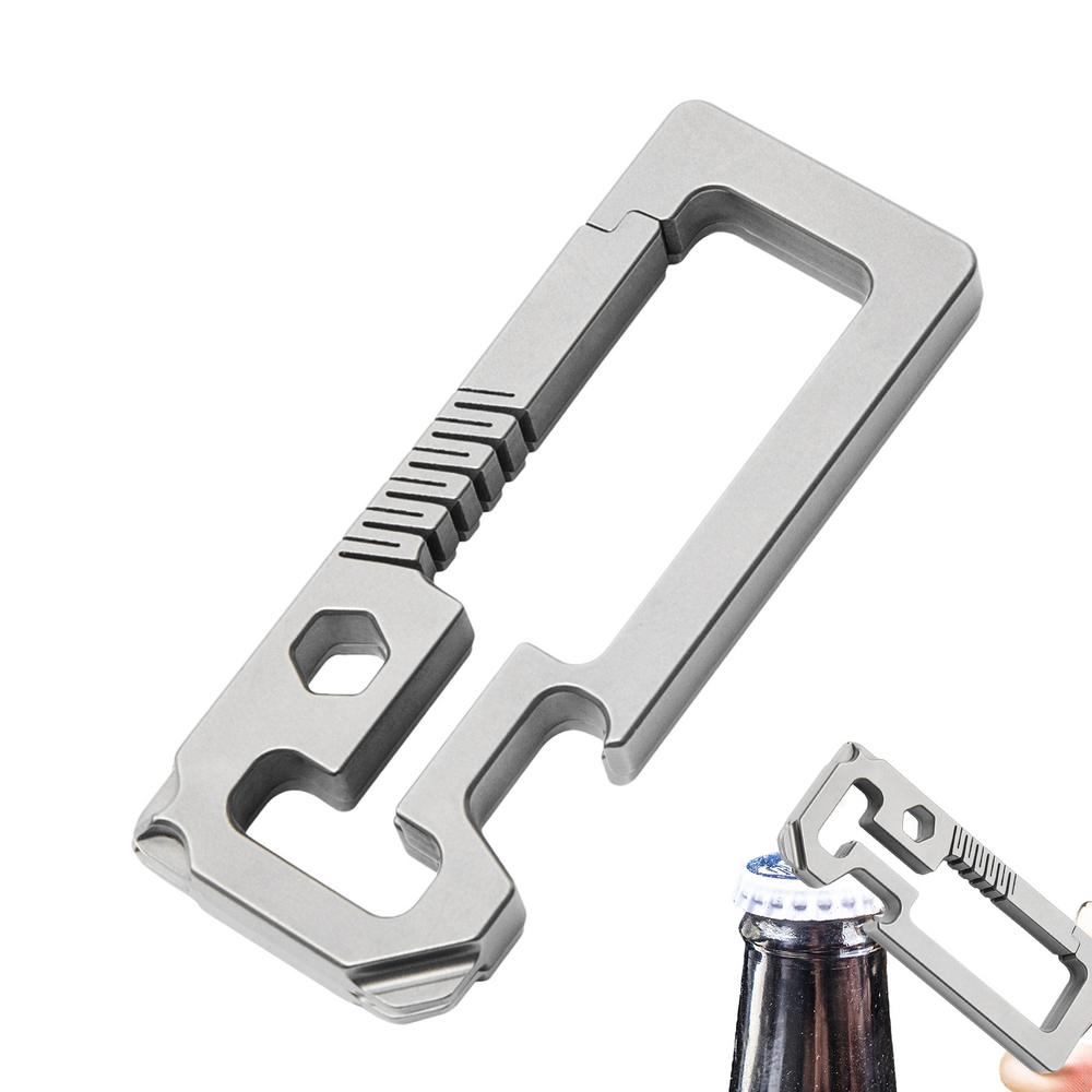 Брелок-открывалка для бутылок Портативный брелок с быстросъемным механизмом Сверхпрочный брелок Маленький брелок Полезный гаджет Брелок Открывалка для бутылок