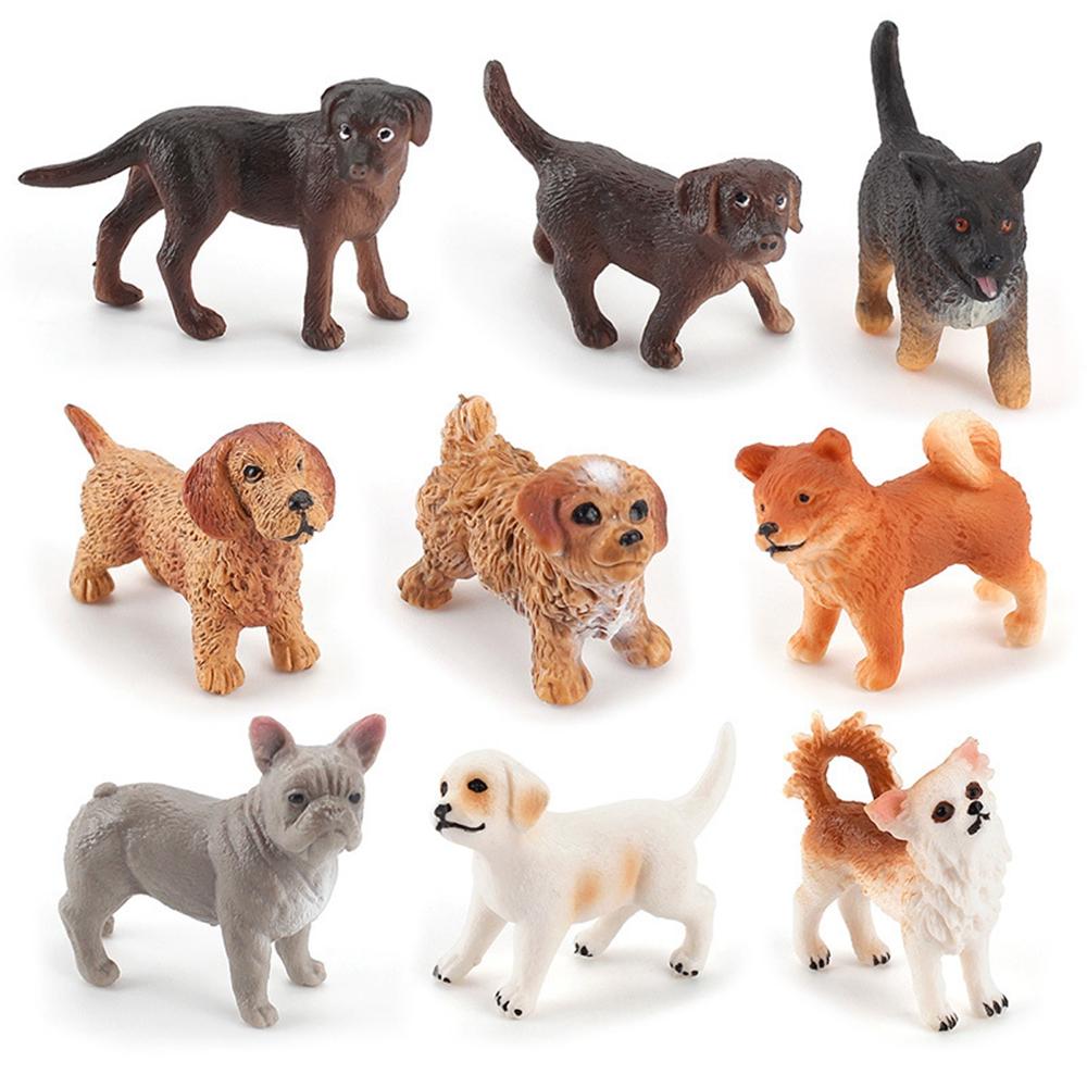 Accessories Puppy Figures Animal Model Children Educational Toys Micro Landscape Dog Figurine