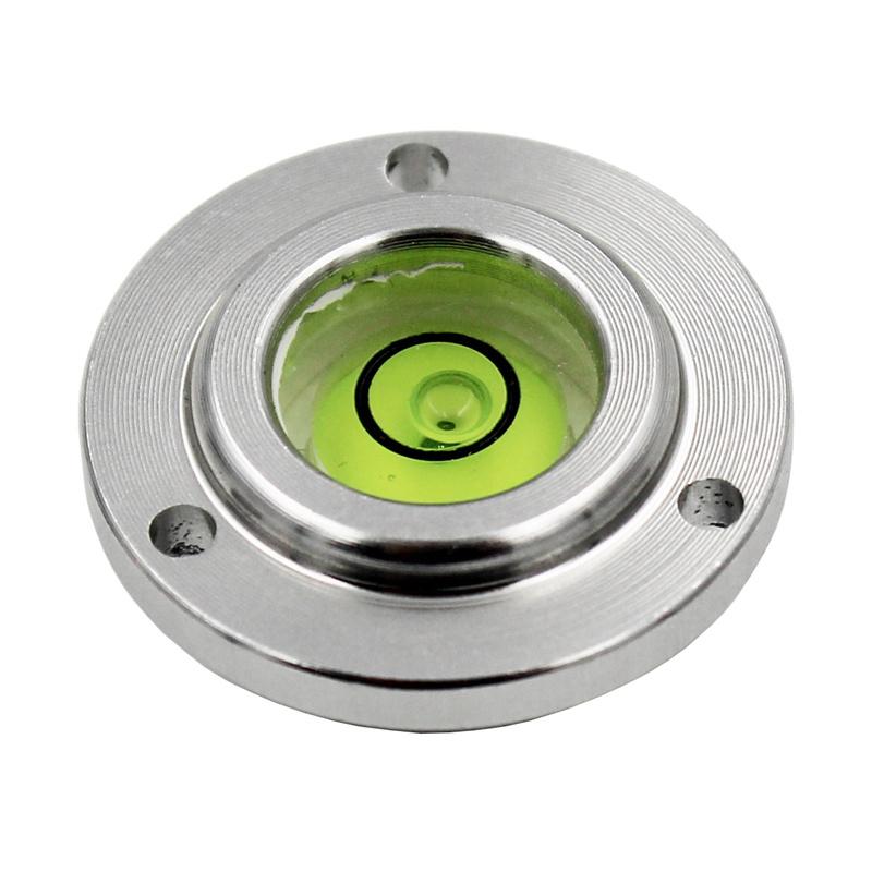 Универсальный уровень-бусинка Верхний фланец Круглый пузырьковый уровень Встроенный Настраиваемый диаметр от 20 мм до 40 мм 1 шт.