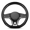 For Nissan Cube Steering Wheel Cover Genuine Leather Carbon Fiber No Smell Thin 2009 2010 2011 2012
