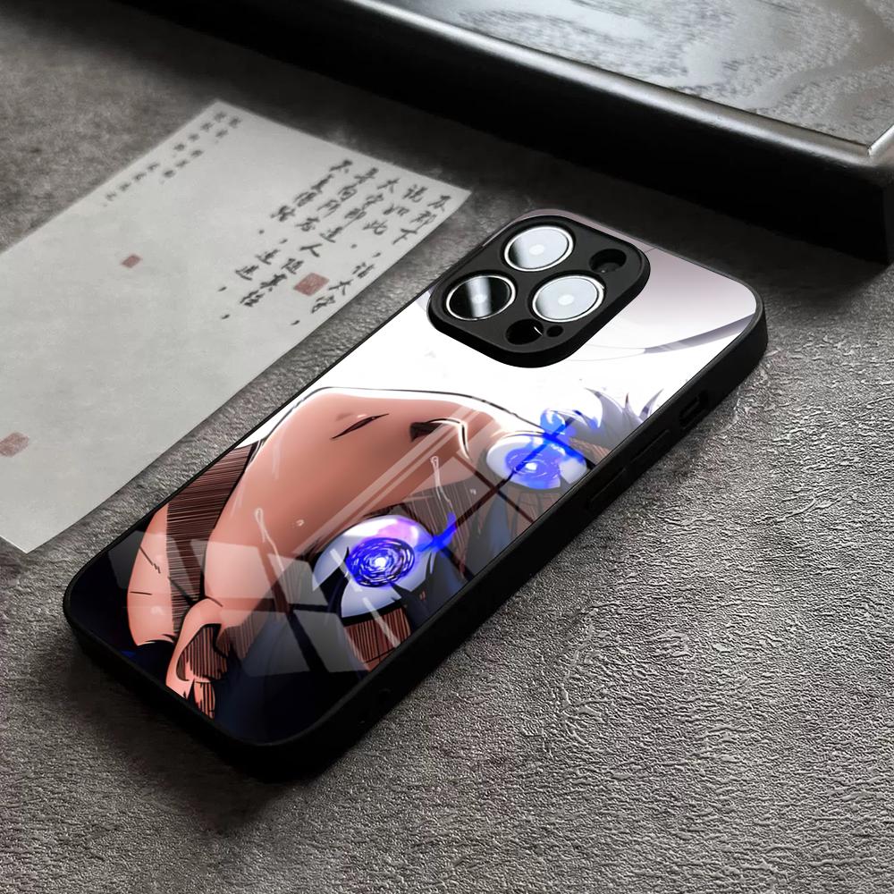Чехол для телефона с аниме Blue Lock Для iPhone 16 Pro Max 15 Plus 14 Pro 12 11 13 Mini X XR XS Max 8 7 Plus SE Стеклянная крышка