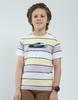 Boy's Striped Pattern Regular Fit Half Sleeve T-Shirt