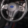 Для Subaru Forester 2013 2014 2015 2016 2017 2018 мягкое углеродное волокно автомобильный руль рамка крышка Накладка наклейка автомобиля