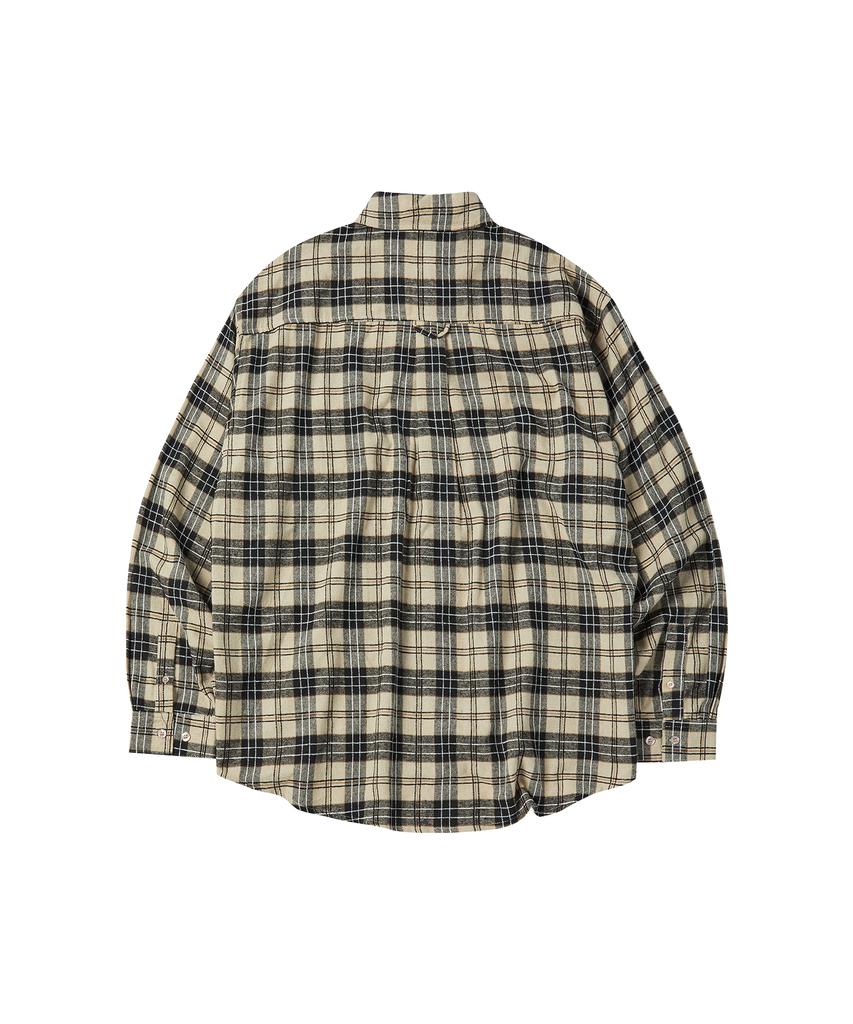 COMONINOZ Flanel Check Shirt [Black]