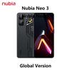 Глобальная версия Nubia Neo 3 5G Смартфон 6000 мАч Длительный срок службы батареи 6.8 FHD+ Отверстие 120 Гц 1000 нит Яркость 50M NFC