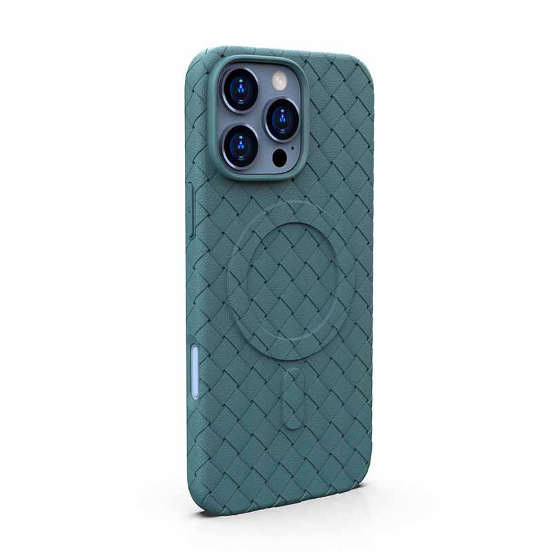 Для магнитного беспроводного зарядного чехла Magsafe для iPhone 16 15 14 12 13 Pro Max дышащий охлаждающий тканый сетчатый мягкий силиконовый чехол