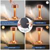 Retro LED Table Light Touch Sensor Rechargeable 3 Color Adjustable Desk Lamp Bedside Creative Ambient Light Bar Hotel