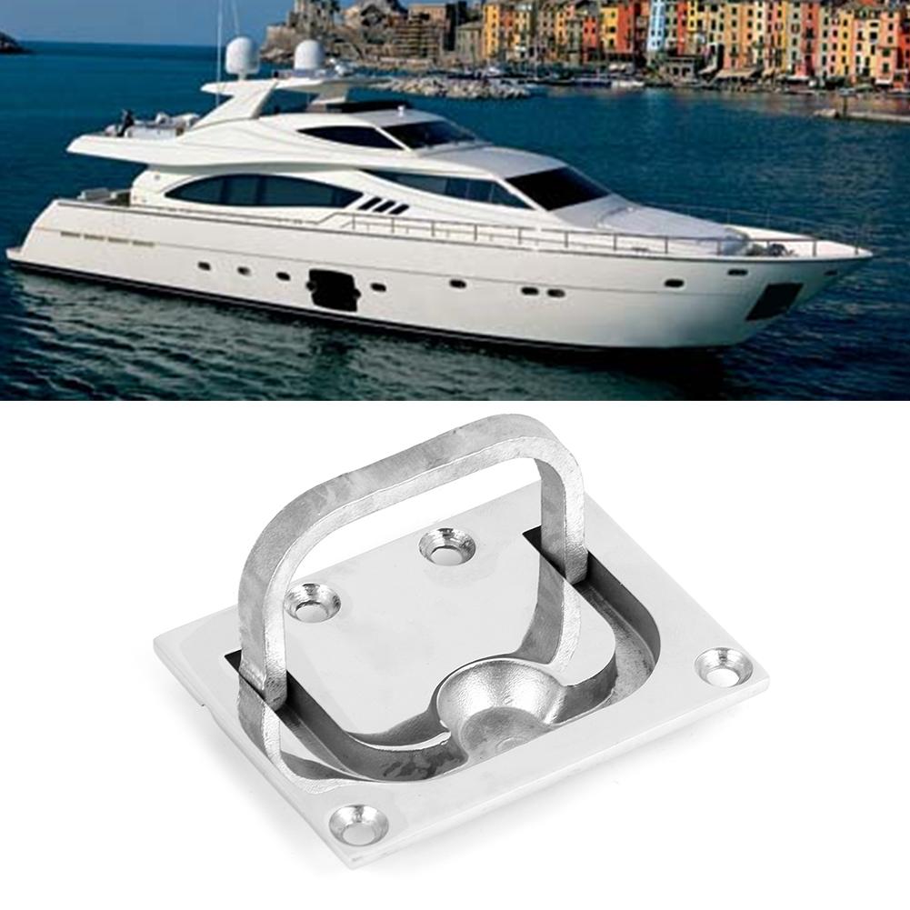 316 нержавеющая сталь люк квадратная ручка морской подъемное кольцо аксессуары для лодок