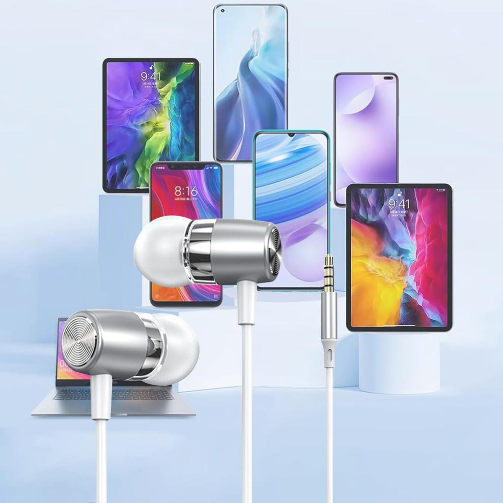 2025 Новые проводные HIFI звук Громкость Глубокий шум Включает звонки Высокая четкость громкости Стерео Смартфон Наушники Наушники, Наушники, Разъем 3,5 мм, Качество,