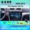 Автомагнитола Android 14 CarPlay Auto Для Skoda Yeti 5L 2009 - 2014 Мультимедиа Видеоплеер Навигация GPS 4G DSP 2din DVD Стерео BT