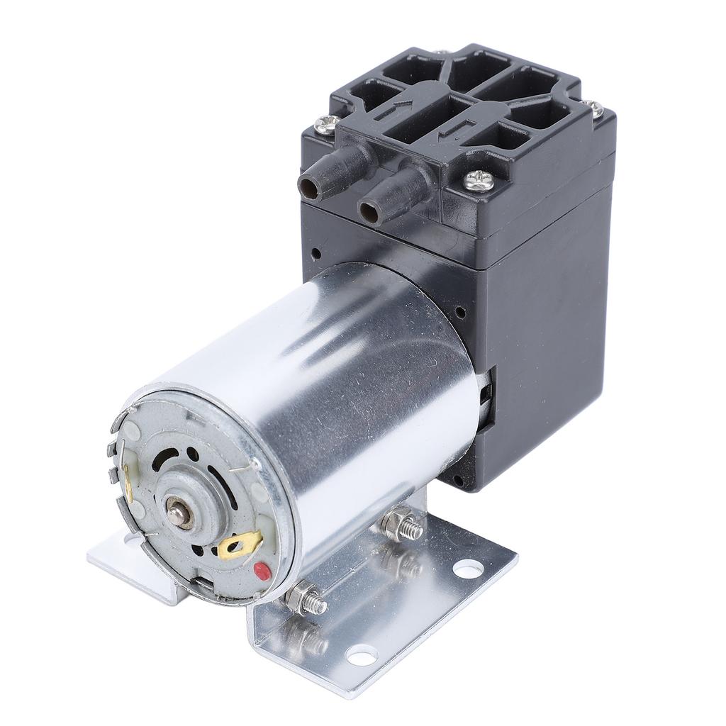 12V Vacuum Pump with Bracket 5L/min 65Kpa DC Motor Driven Negative Pressure Micro Pump for Electrica