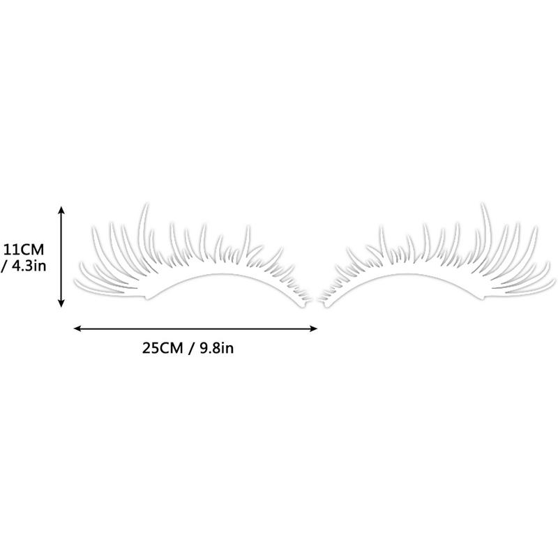 Headlight Eyebrow Eyelid Stickers For Auto Car Headlamp Eyelid Cling Decorative Automotive Headlight Decal For RV Vehicle