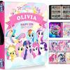 My Little Pony Zippered Trading Card Binder - Four and Nine-Pocket Album
