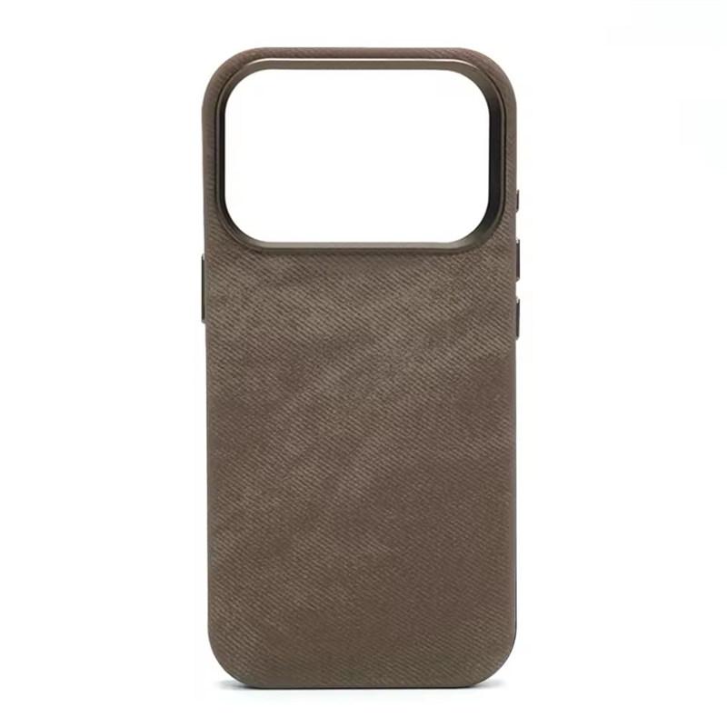 Luxury Fiber Leather Shockproof Case For iPhone 17 Air Pro Max 16 15 14 Plus 13 12 16E For MagSafe Magnetic Wireless Charging Back Cover