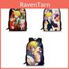 Рюкзак для ноутбука Seven Deadly Sins из канваса, унисекс, школьная сумка для повседневного использования.