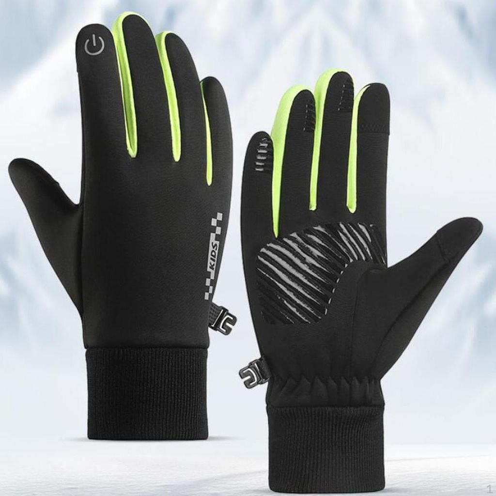 Kids Winter Gloves Cycling Touch Screen Mittens Lightweight Gift Ski for Running