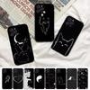 Мультяшный Черный Кот Линия Чехол Для Телефона Для iPhone 15 11 12 14 13 Pro Max Mini XSM XR SE 7 8 Plus Милый Котенок Чехол Для Мобильного Телефона Funda