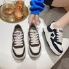 2025 весна новая резиновая мягкая подошва цвет соответствует мода плоская повседневная спортивная обувь в стиле колледжа обувь для доски Star Board женская прилив