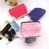 Women Lace Coin Purse, Mesh Small Change Purse, Kiss Lock Closure Pouch for Coins Cash Cards Lipstick