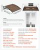 Awnings for Door Entrance, 38 x 40 in, Exterior Front Door Window Awnings with Drainage & ABS Bracket, Rain Snow Sun Protection, Overhang