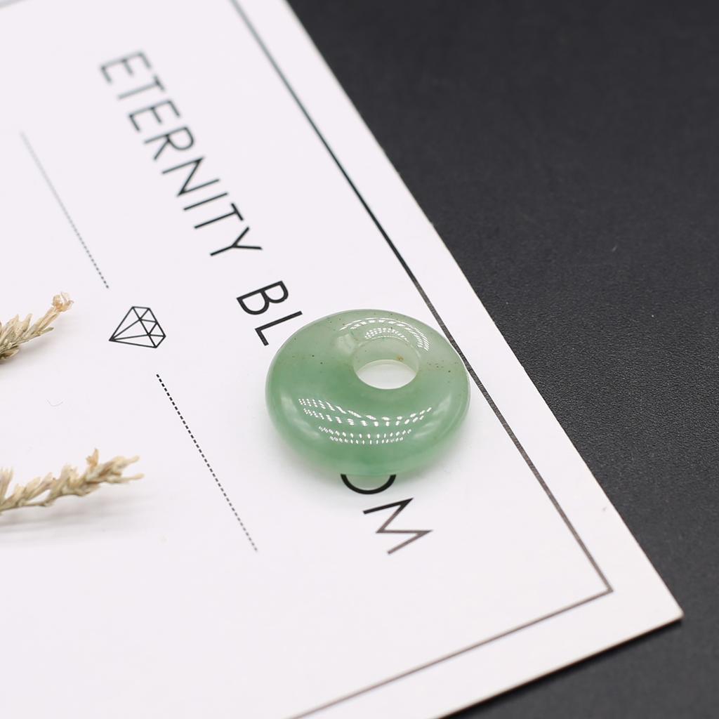 Бусины из натурального камня, круглые кристаллы с большим отверстием, розовый кварц, аметист, агат, зеленый авантюрин, бирюза, блестящие драгоценные камни, свободные бусины для изготовления ювелирных изделий, поделок своими руками