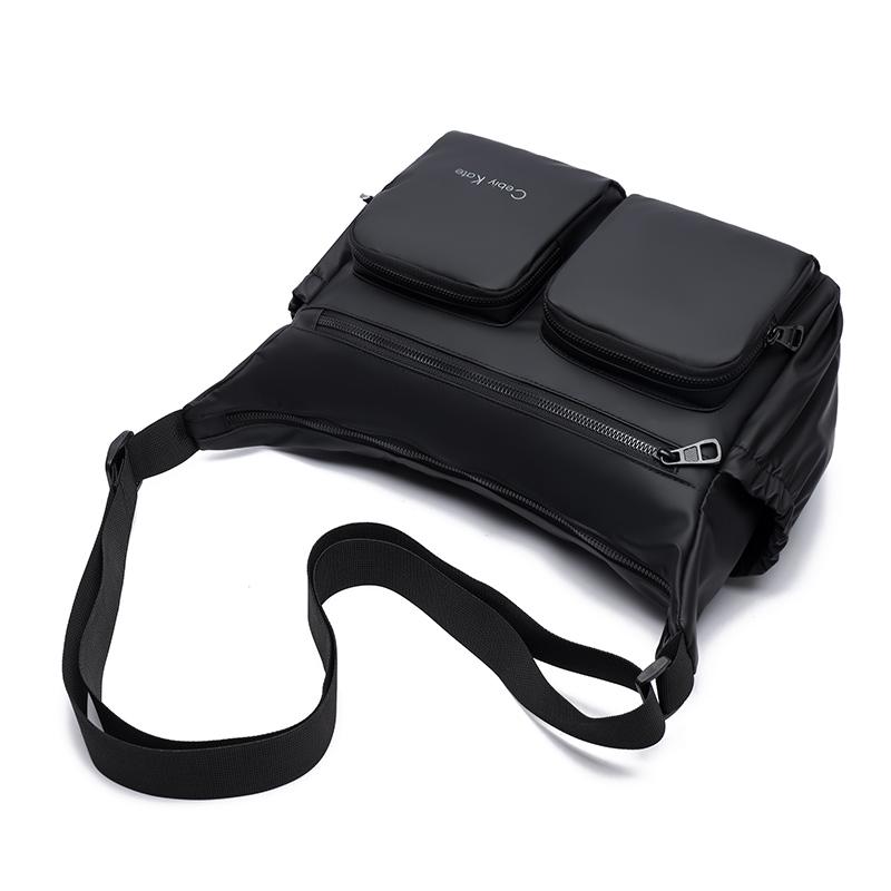 Men's Crossbody Bag Multifunctional Shoulder Bag Sports Chest Bag Waterproof Small Hobo Bag