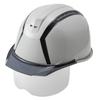 Техно-шлем с защитной поверхностью для работы с вентиляционными отверстиями Пастель [Sumibe Plastic] MXCS-B Серый/Дымчатый