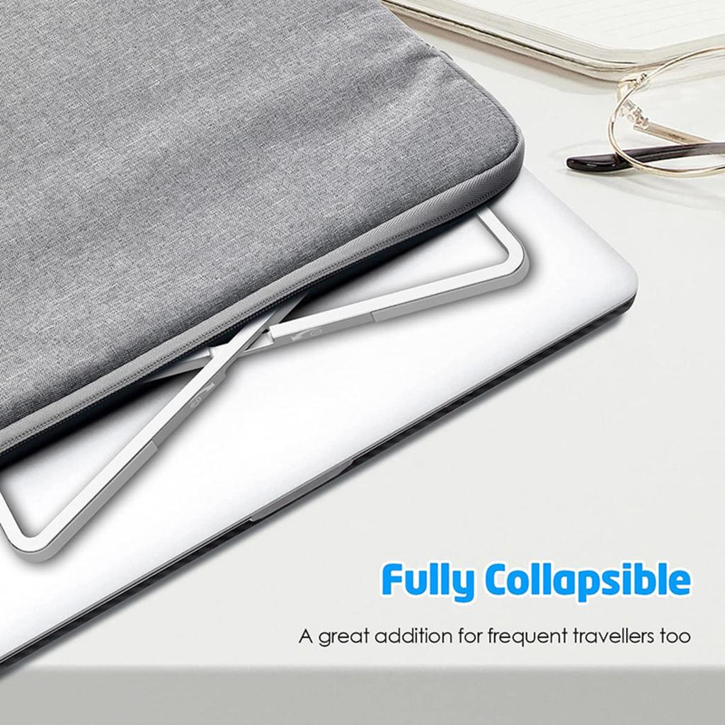 Aluminum Alloy Laptop Holder Stand Desktop Height Increase Foldable Heat Dissipation Bracket Anti Slip For All Notebook