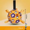 Pet Soccer Ball Interactive Football Dog Outdoor Training Balls Sporty Fetching Ball Durable Outside Dog  Bite-resistant Balls