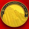 Badge, Panda Coin, Cartoon Commemorative Badge, Collector's Coin, Gold Coin, 30mm Painted Coin Commemorative Coin