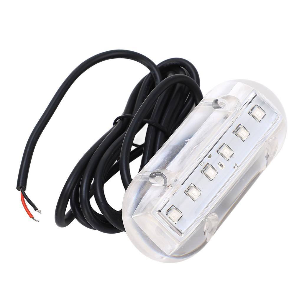 Blue LED Underwater Light IP68 Waterproof Marine Lighting Lamp for Boat Yacht DC12V 1.1W 18LM