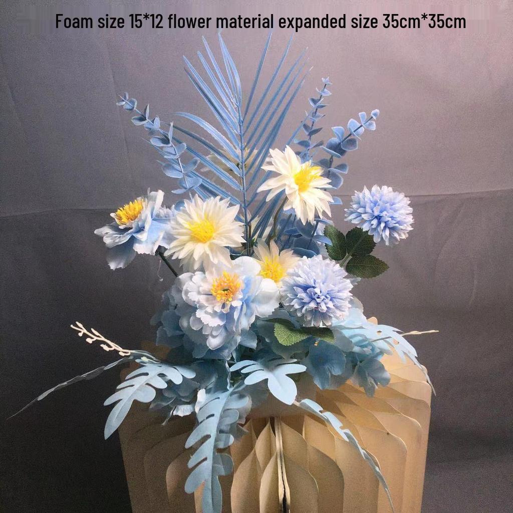 Большой набор для украшения свадебной дорожки и Т-сцены из шелковых цветов