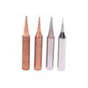 5pcs Solder Iron Tips Set Welding Equipment Accessories Lead-free Pure Copper 900M-T-B For Soldering Station