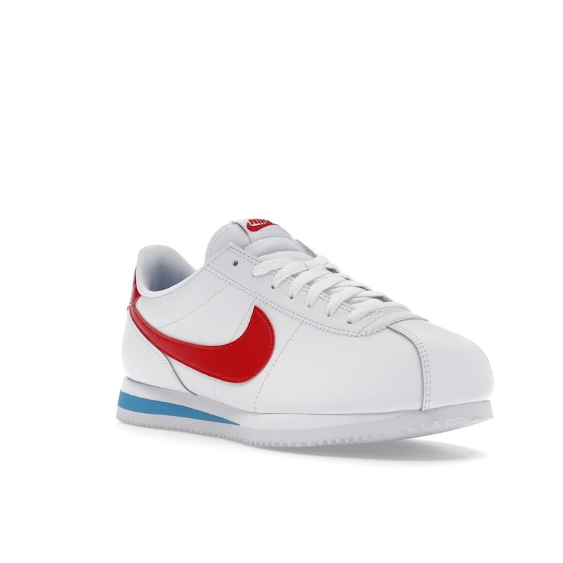 Nike Женские Cortez Кожаные Белые Varsity Red Синие DN1791-108