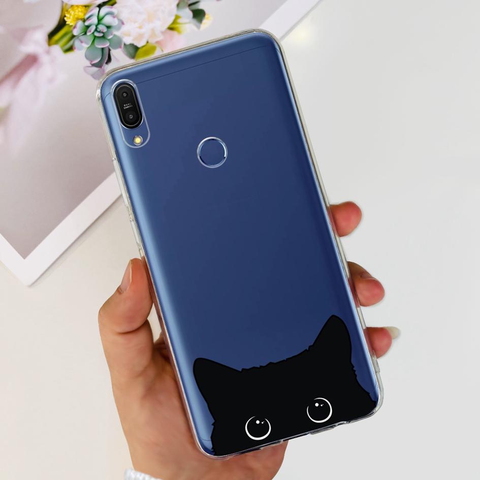 Чехол 5.99" для Asus Zenfone Max Pro (М1) ZB601KL ZB602K Чехол X00TDB Модный узор Прозрачный Мягкий Силикон Fundas Задняя крышка телефона