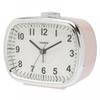 Будильник розовый аналоговый с повтором сигнала и подсветкой в стиле ретро TQ-159-4JF