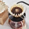 50Pcs/Box Hand-wash Coffee Filter Paper Cake-type Hand-brewed Coffee Paper  Travel