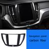 ABS углеродное волокно, автонавигационная панель, декоративная крышка, наклейка, Стайлинг автомобиля для Volvo XC60 2018