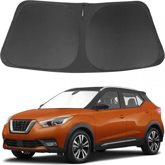 TINGLU Солнцезащитный козырек для Tesla Model X Tesla X 2016-2024 2025 Аксессуары Солнцезащитный козырек на лобовое стекло Защита от УФ-лучей Накидка на солнцезащитный козырек С