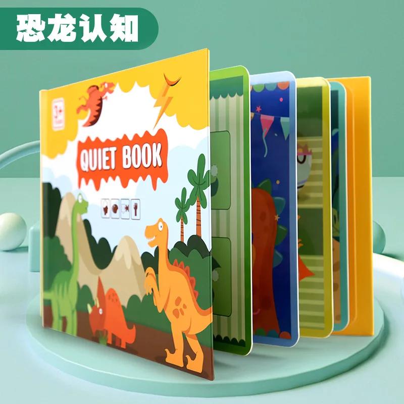 Busy Book Montessori Baby Quiet Book Early Learning Education Development Toy Children Toy Paste Matching Game Baby Toys 2 Years